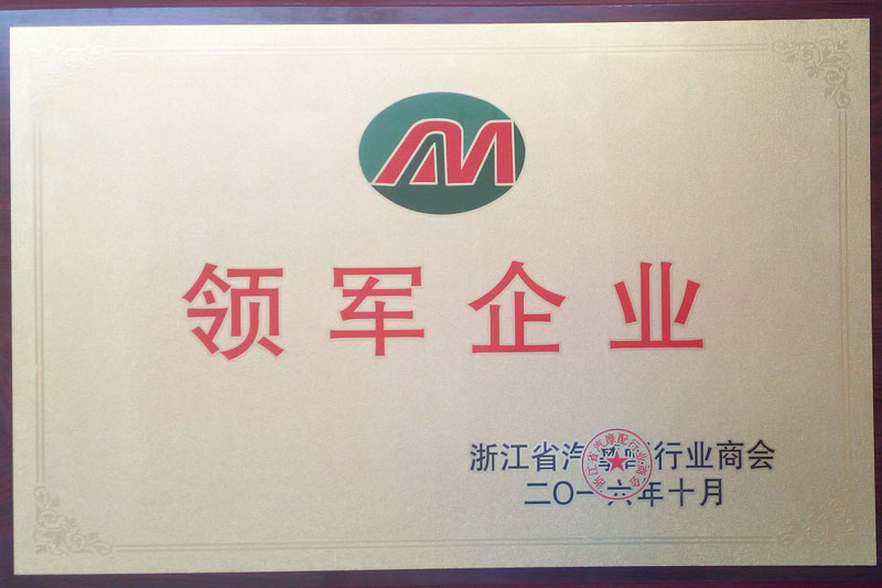 2016年江浙省汽摩配業商会先頭企業
